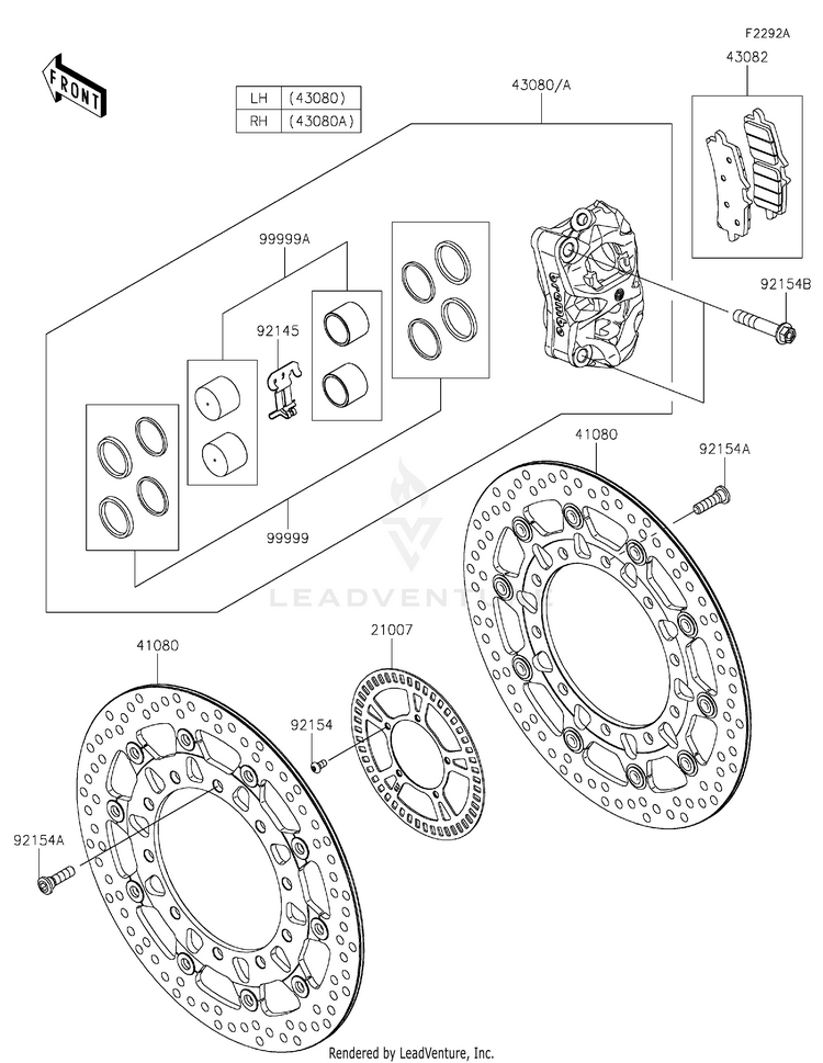 Front Brake(Ykf/Ylf) Schematic