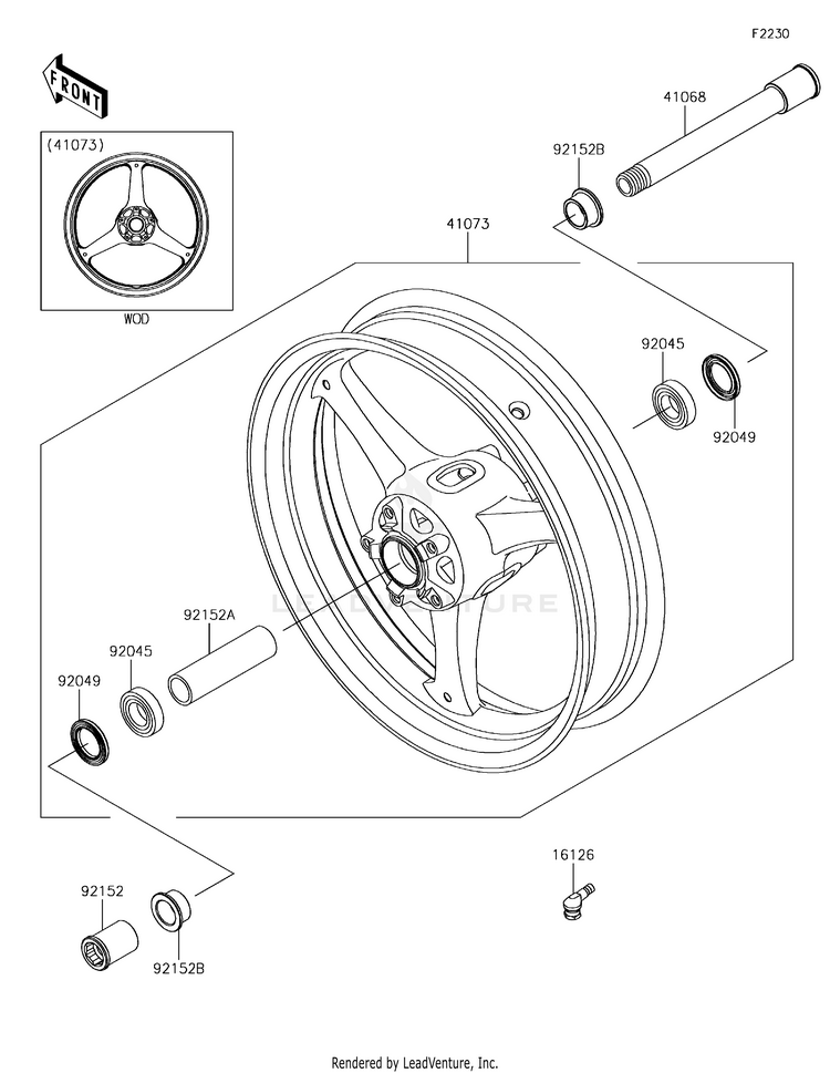 Front Wheel Schematic