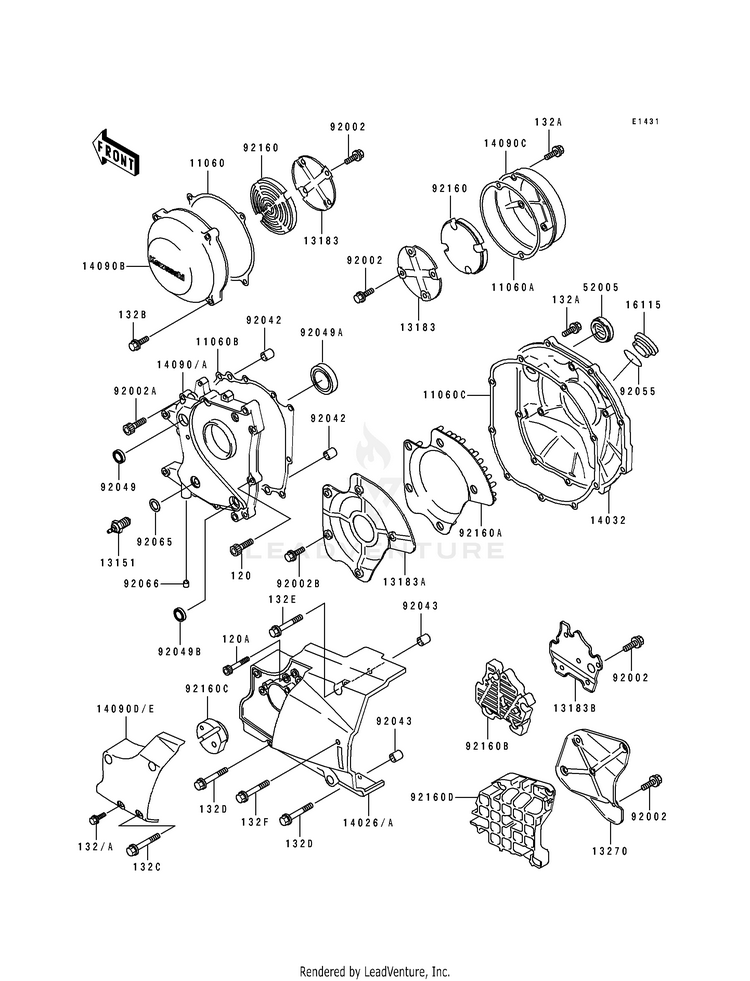 Engine Cover(S) Schematic