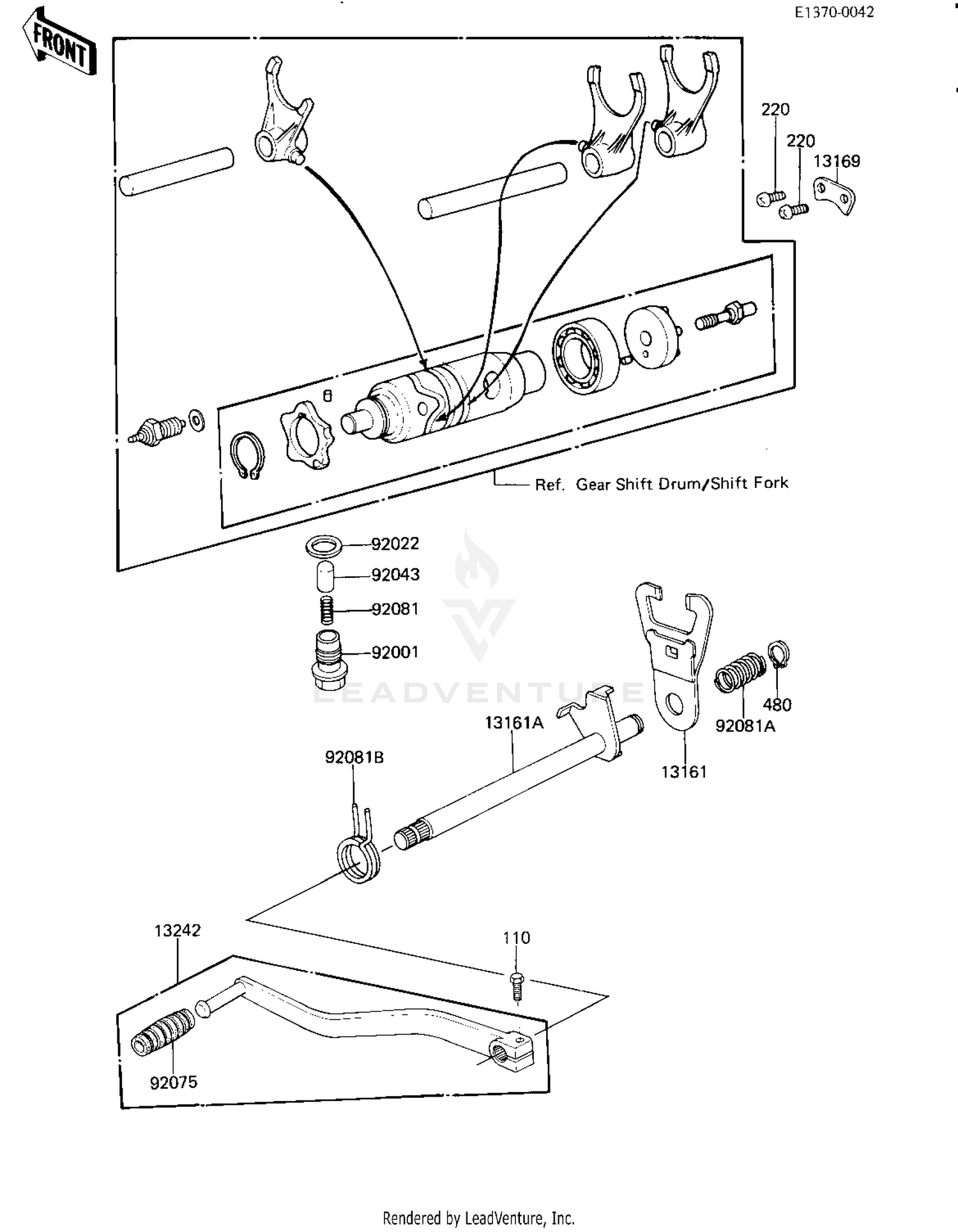 GEAR CHANGE MECHANISM