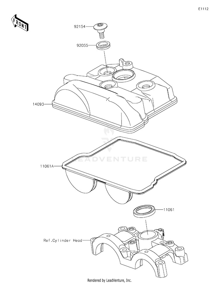 Cylinder Head Cover Schematic