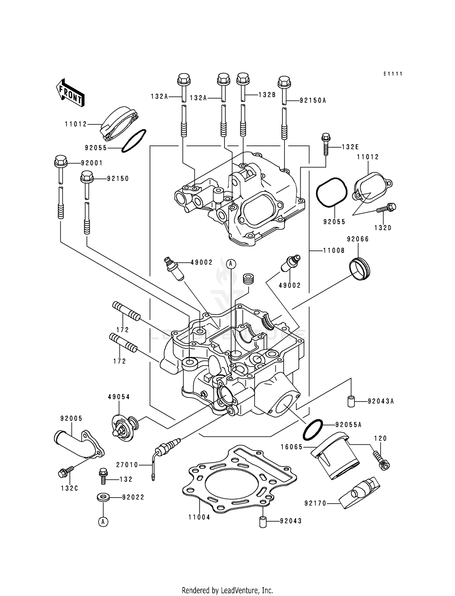 CYLINDER HEAD (-VF400AE520627)