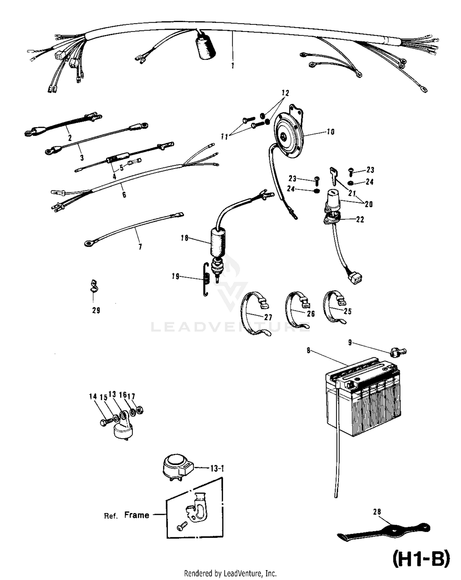 CHASSIS ELECTRICAL EQUIPMENT (H1-B)