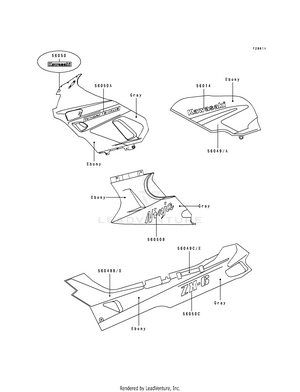 Decal (ebony/gray)(zx600-d2) Schematic