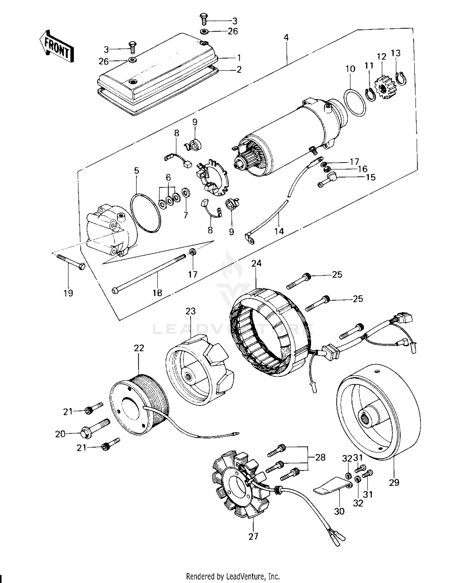 GENERATOR/STARTER MOTOR
