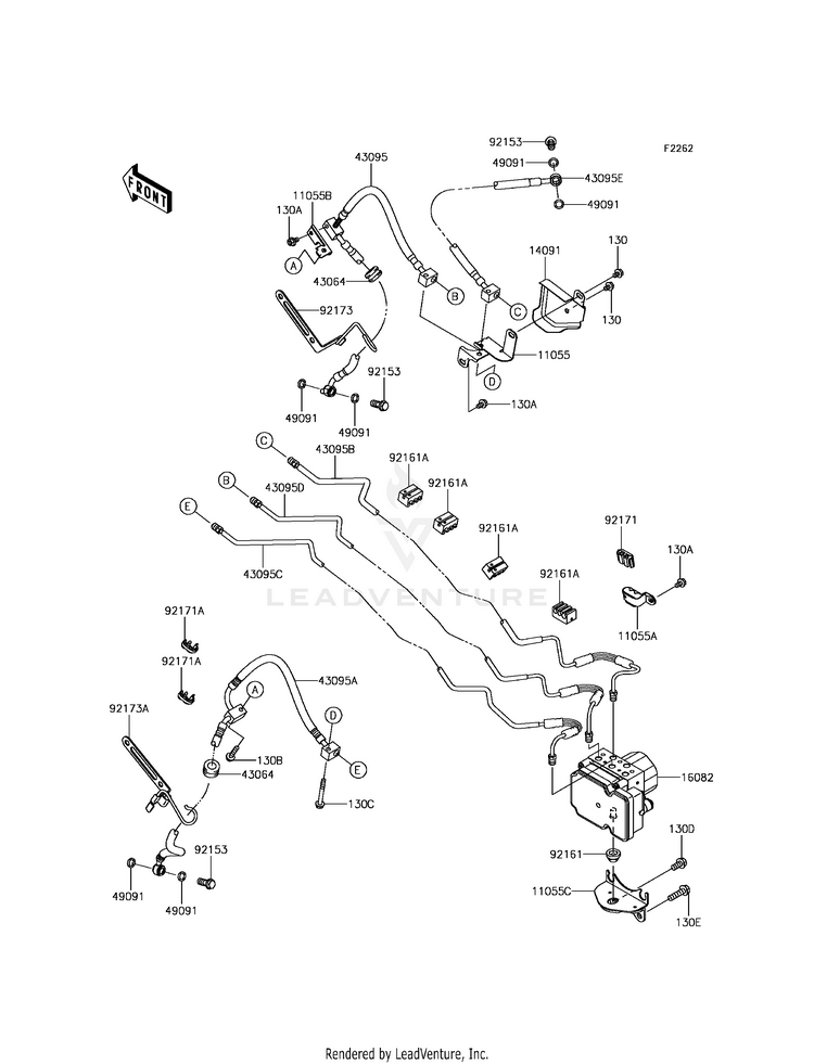 Brake Piping Schematic