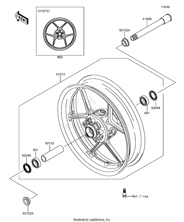 Front Wheel Schematic