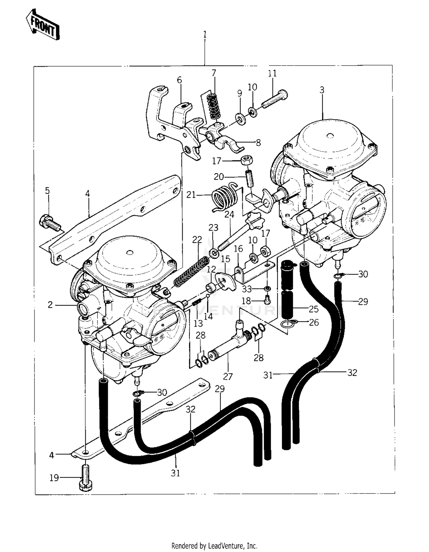 CARBURETOR ASSY (KZ400-S3)