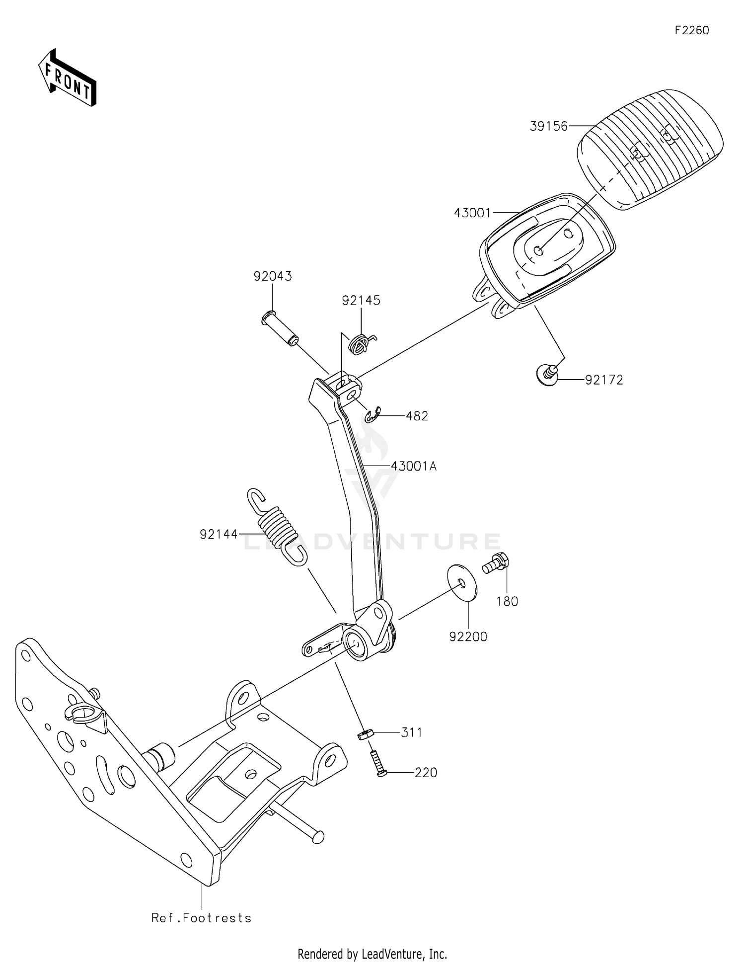 Brake Pedal/Torque Link 2