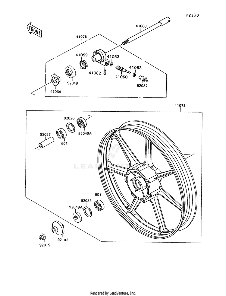 Front Wheel Schematic