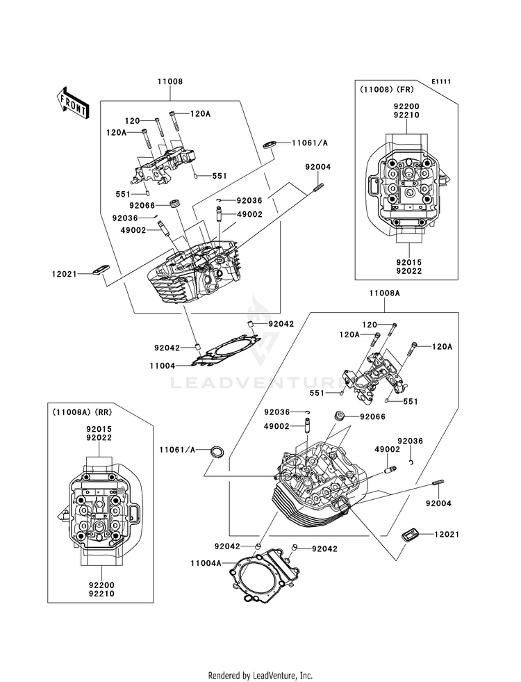 Cylinder Head Schematic