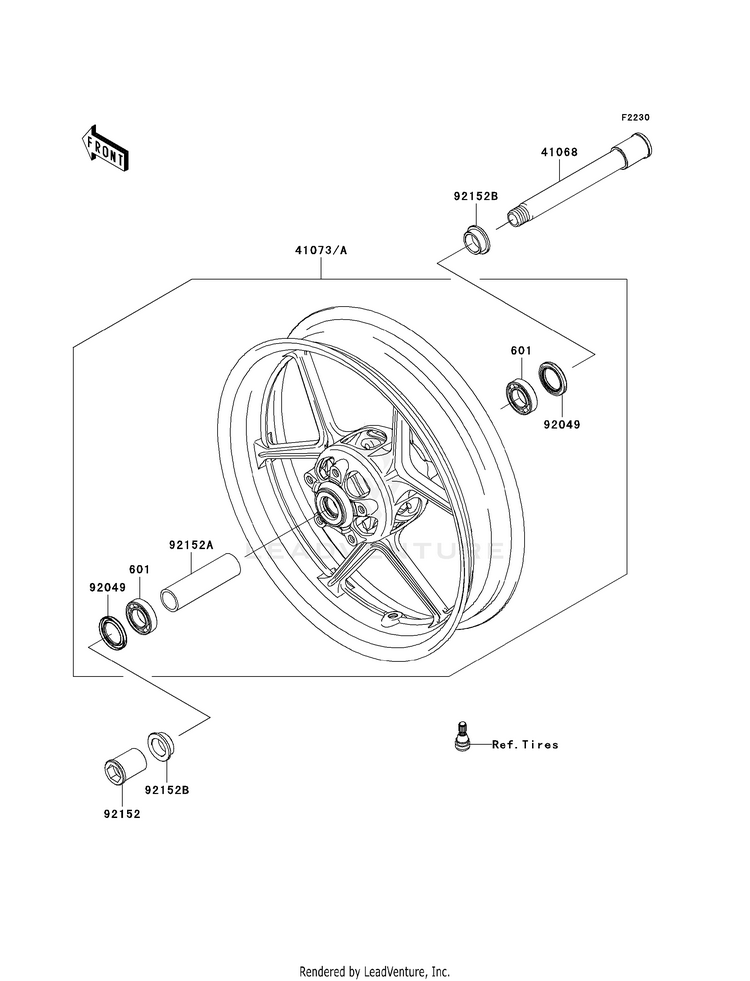 Front Wheel Schematic