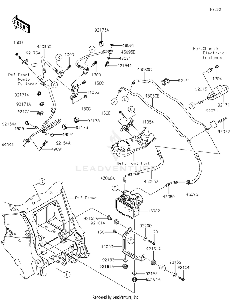 Brake Piping Schematic