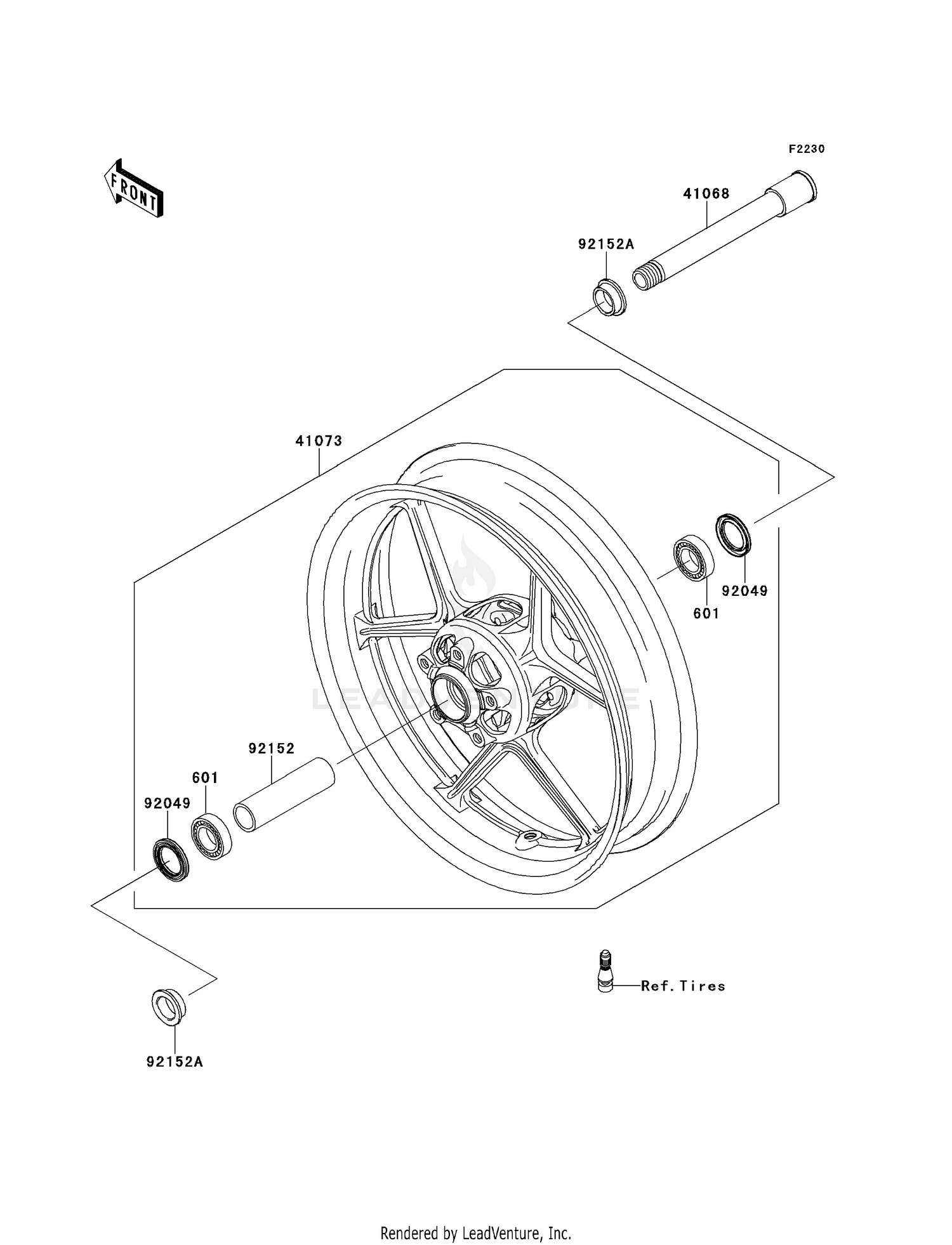 FRONT HUB