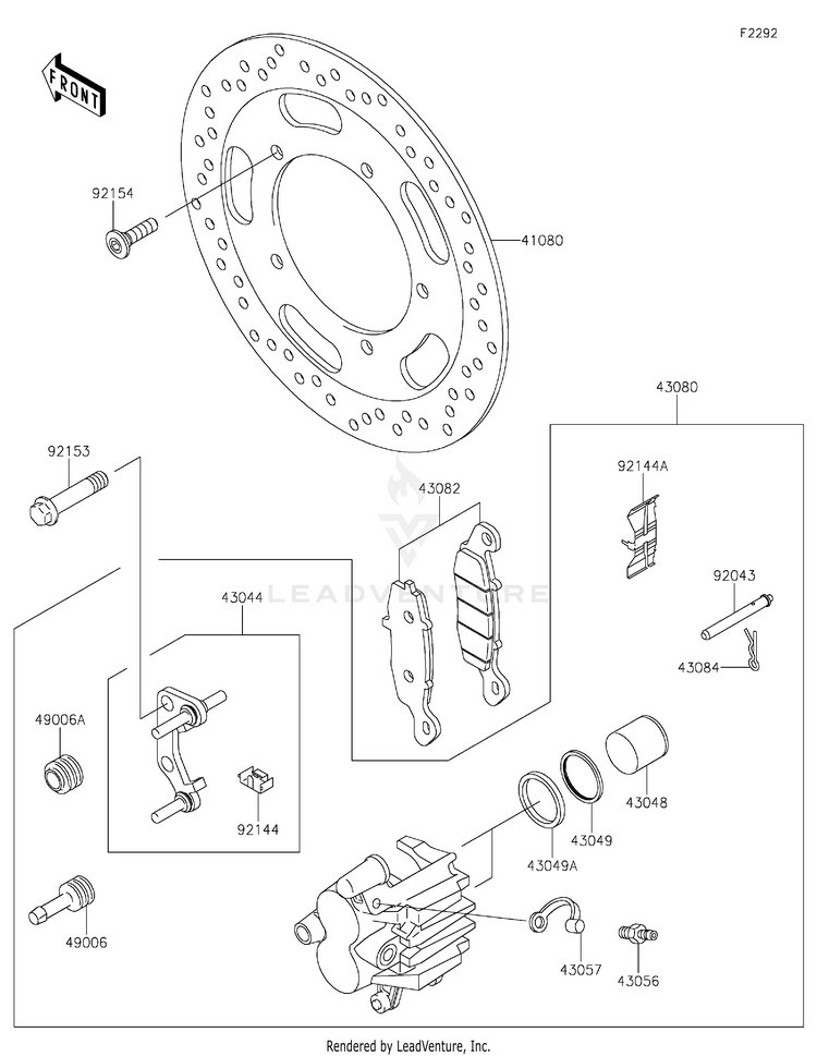 Front Brake Schematic