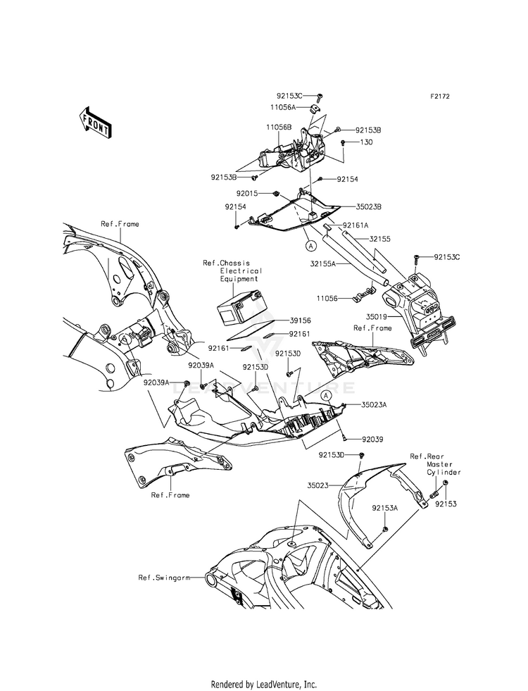 Rear Fender(S) Schematic