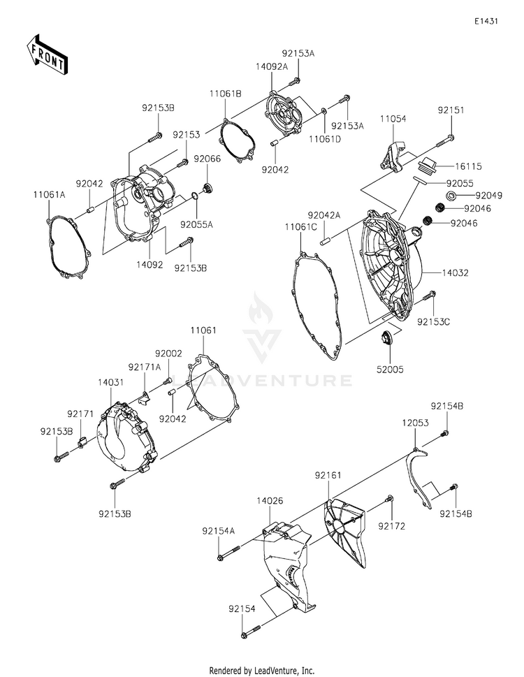 Engine Cover(S) Schematic