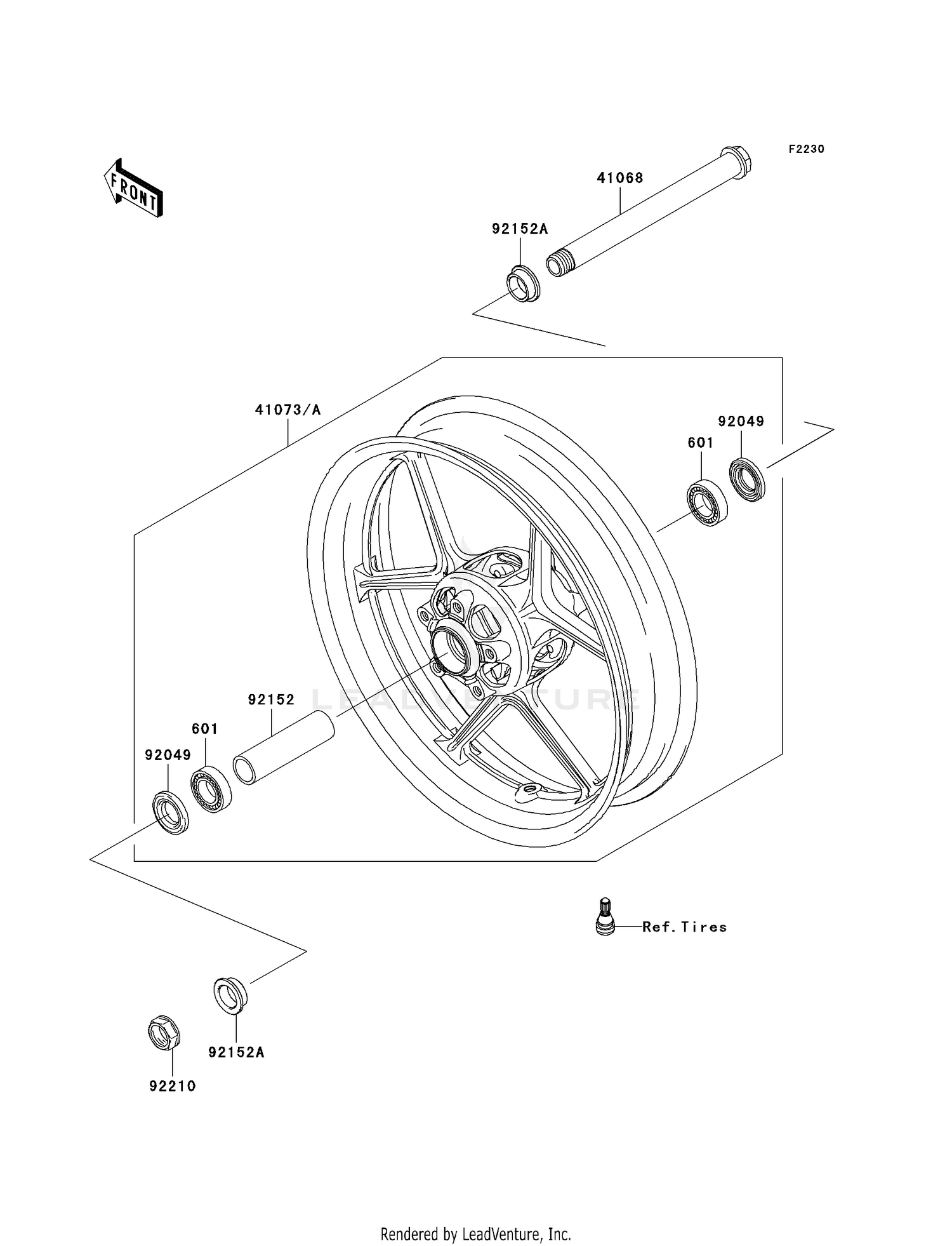FRONT HUB
