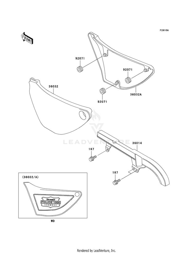 Side Covers/Chain Cover (P21-P24) Schematic