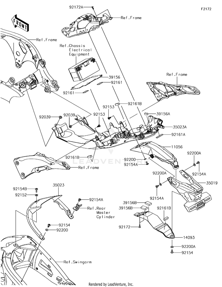 Rear Fender(S) Schematic