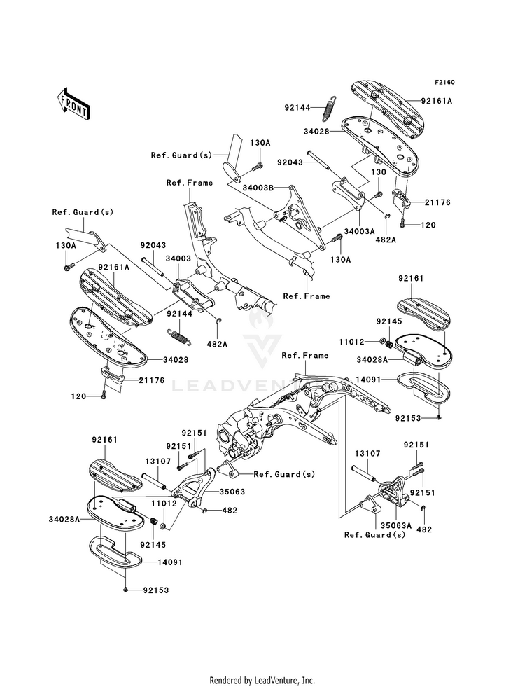 Footrests Schematic
