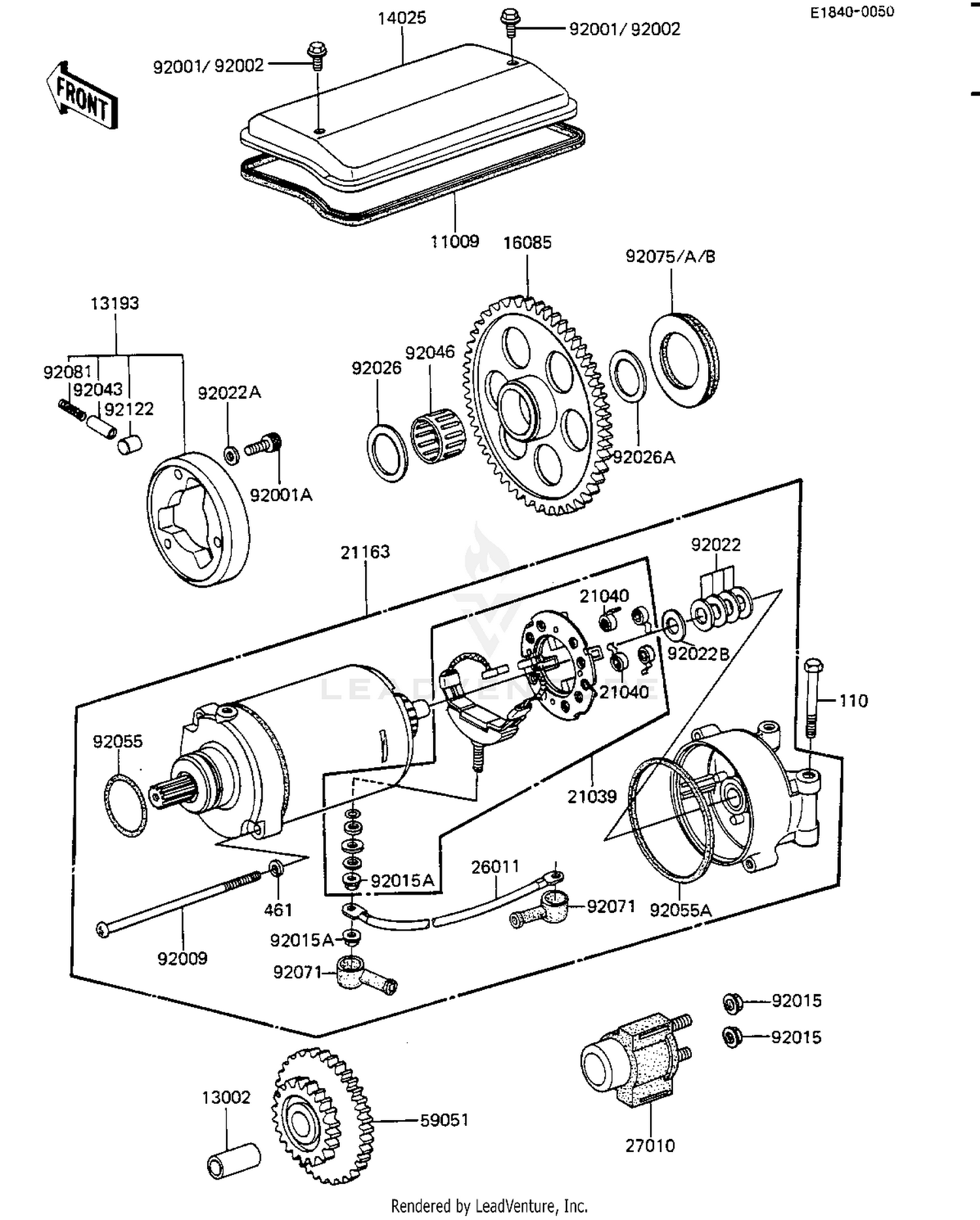 STARTER MOTOR/STARTER CLUTCH