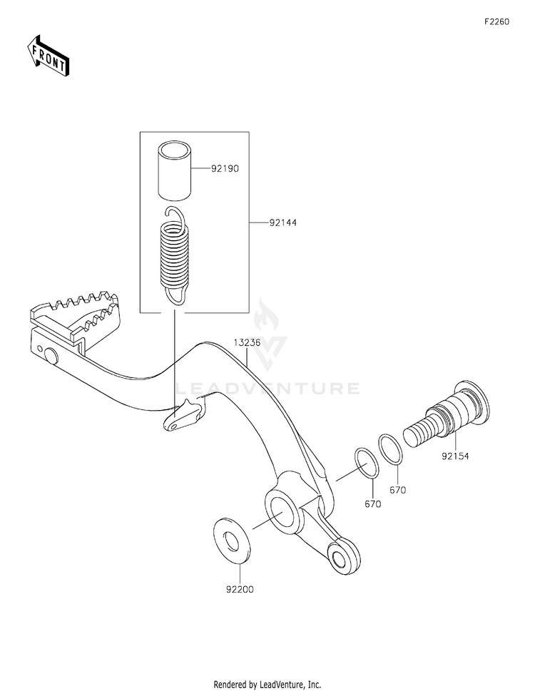 Brake Pedal Schematic