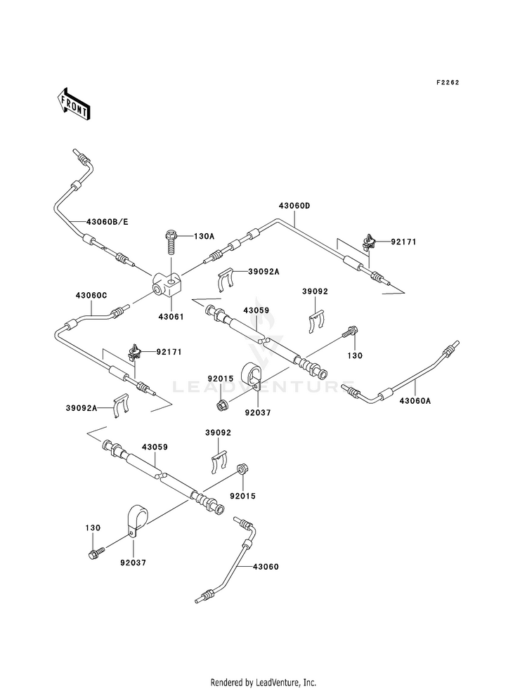 Brake Piping Schematic
