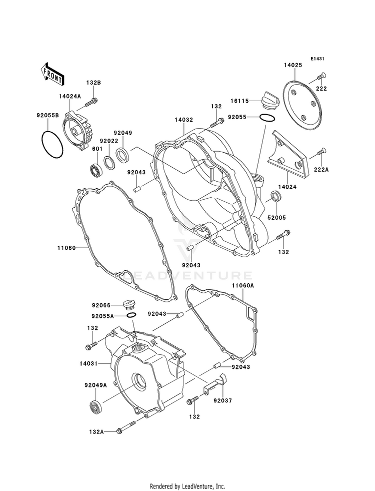 Engine Cover(S) Schematic