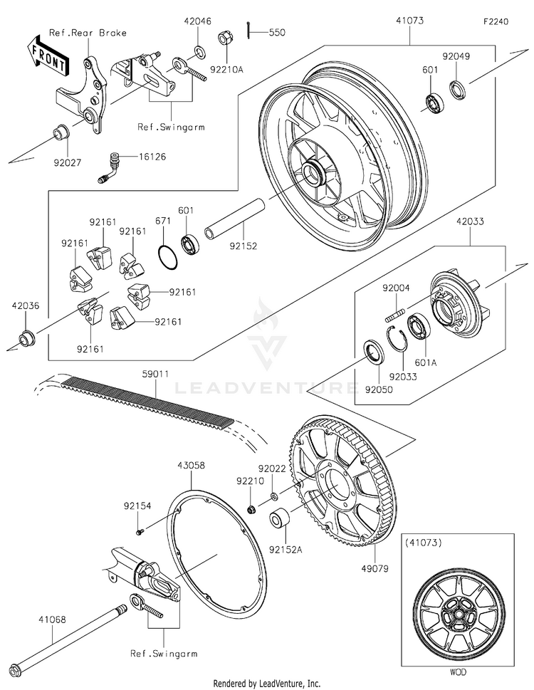 Rear Wheel/Chain Schematic