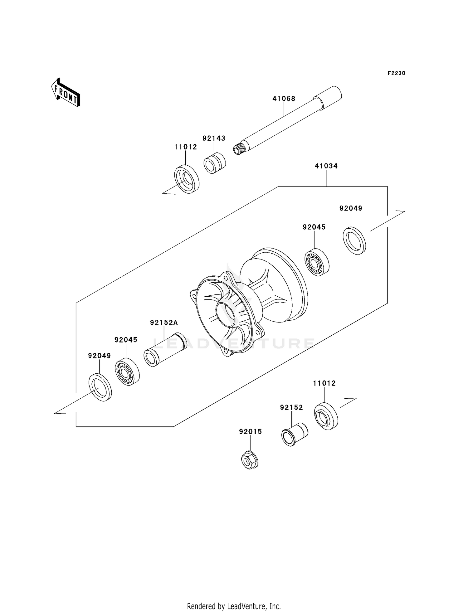 FRONT HUB