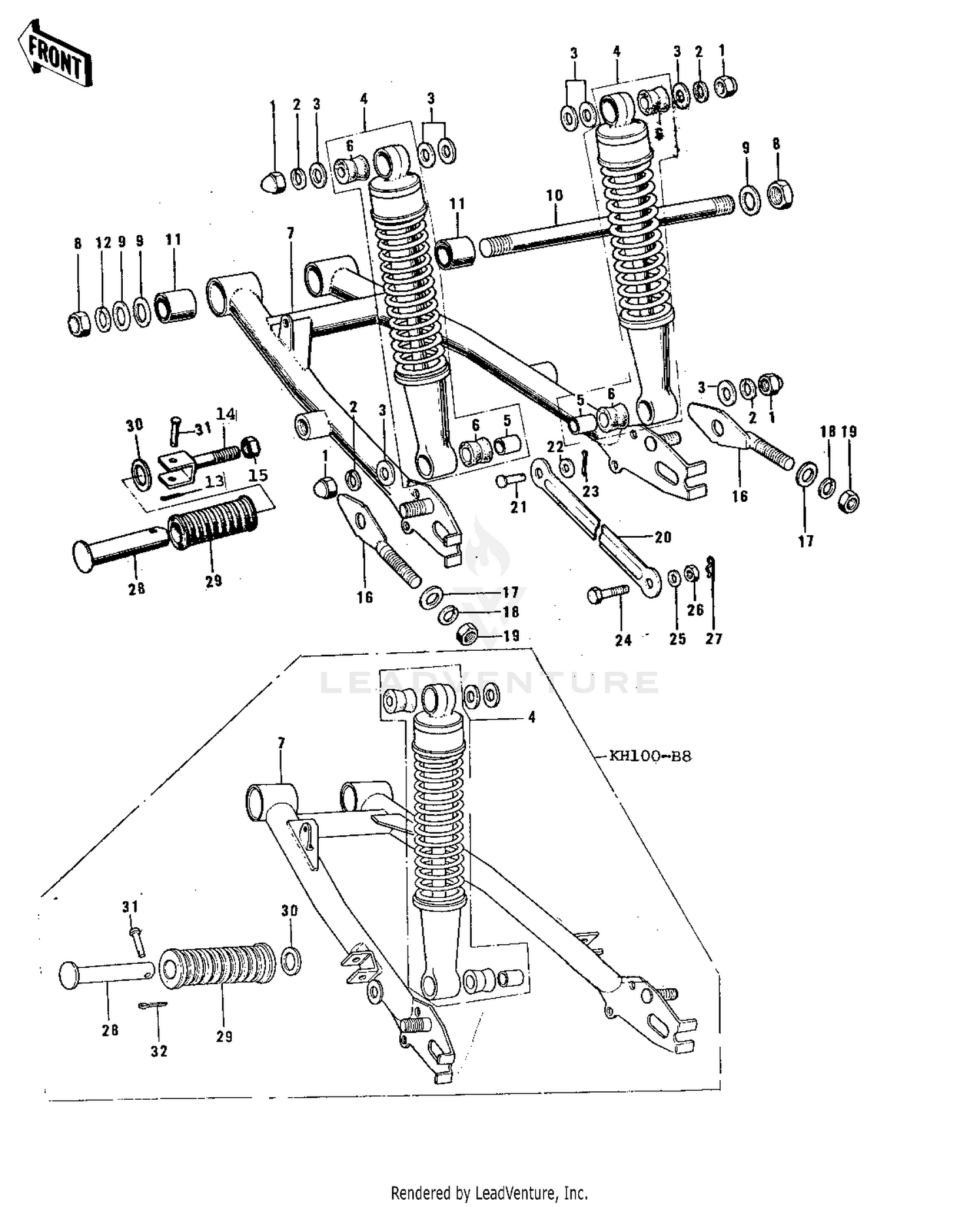 SWING ARM/SHOCK ABSORBERS