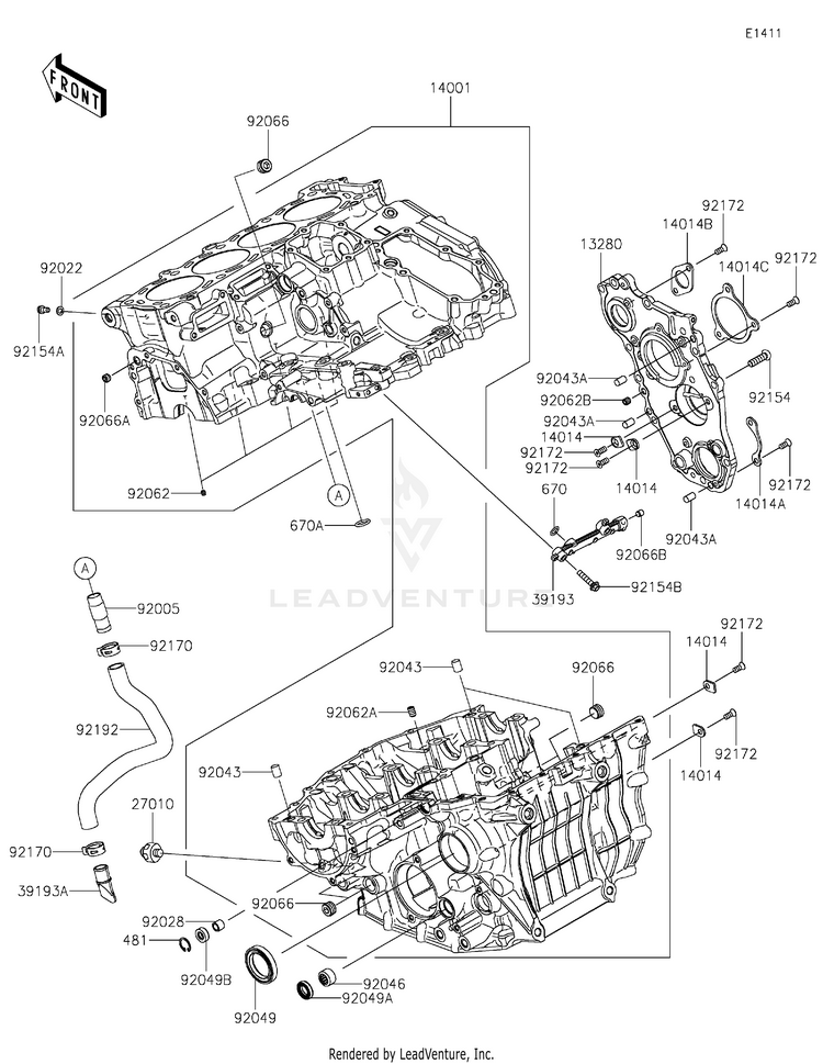 Crankcase Schematic