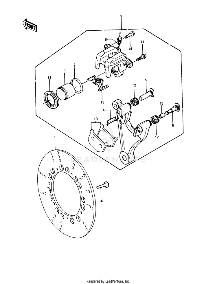 Rear Brake Schematic