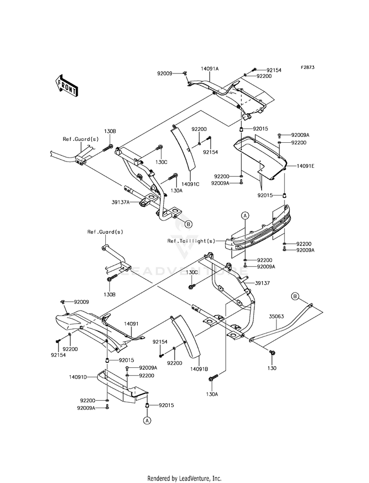 Saddlebags (Side Bag Bracket) Schematic