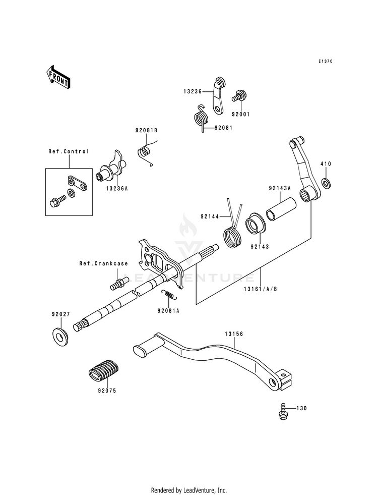 Gear Change Mechanism Schematic