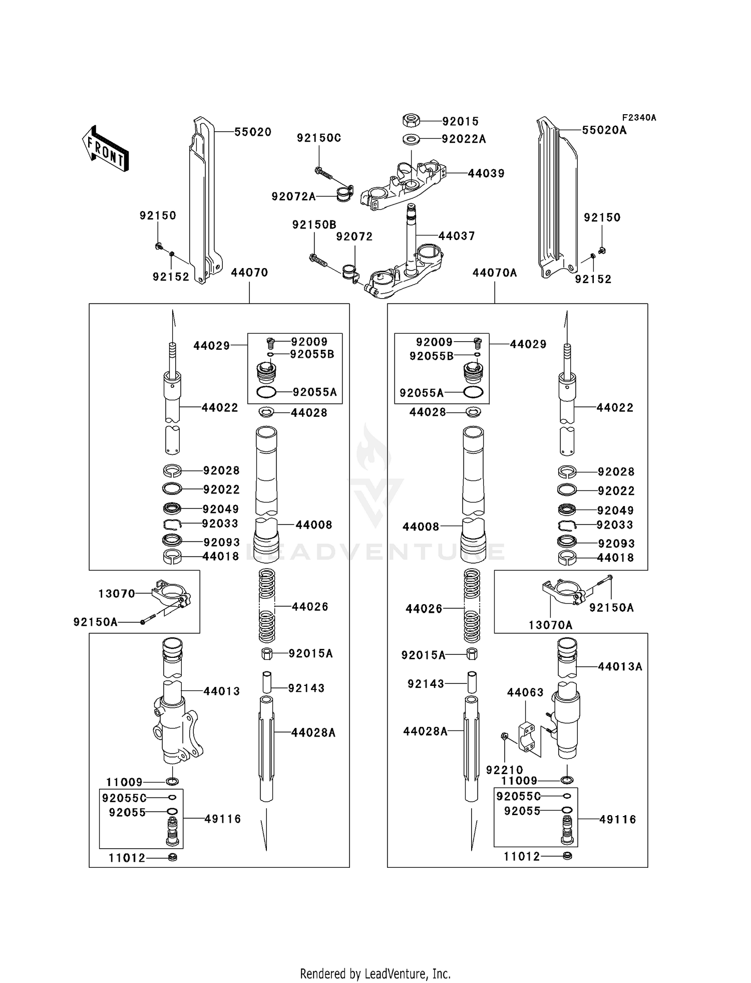 FRONT FORK (H7F)