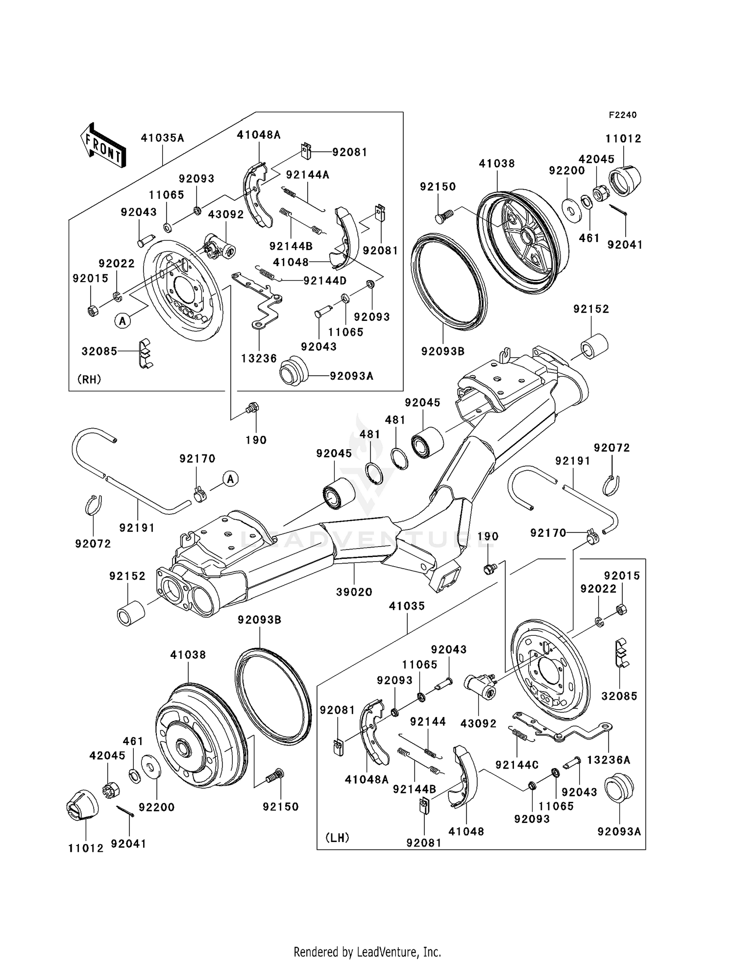 REAR HUBS/BRAKES