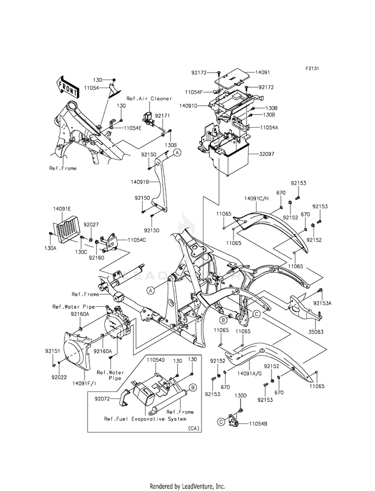 Frame Fittings Schematic