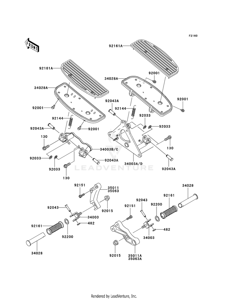 Footrests Schematic