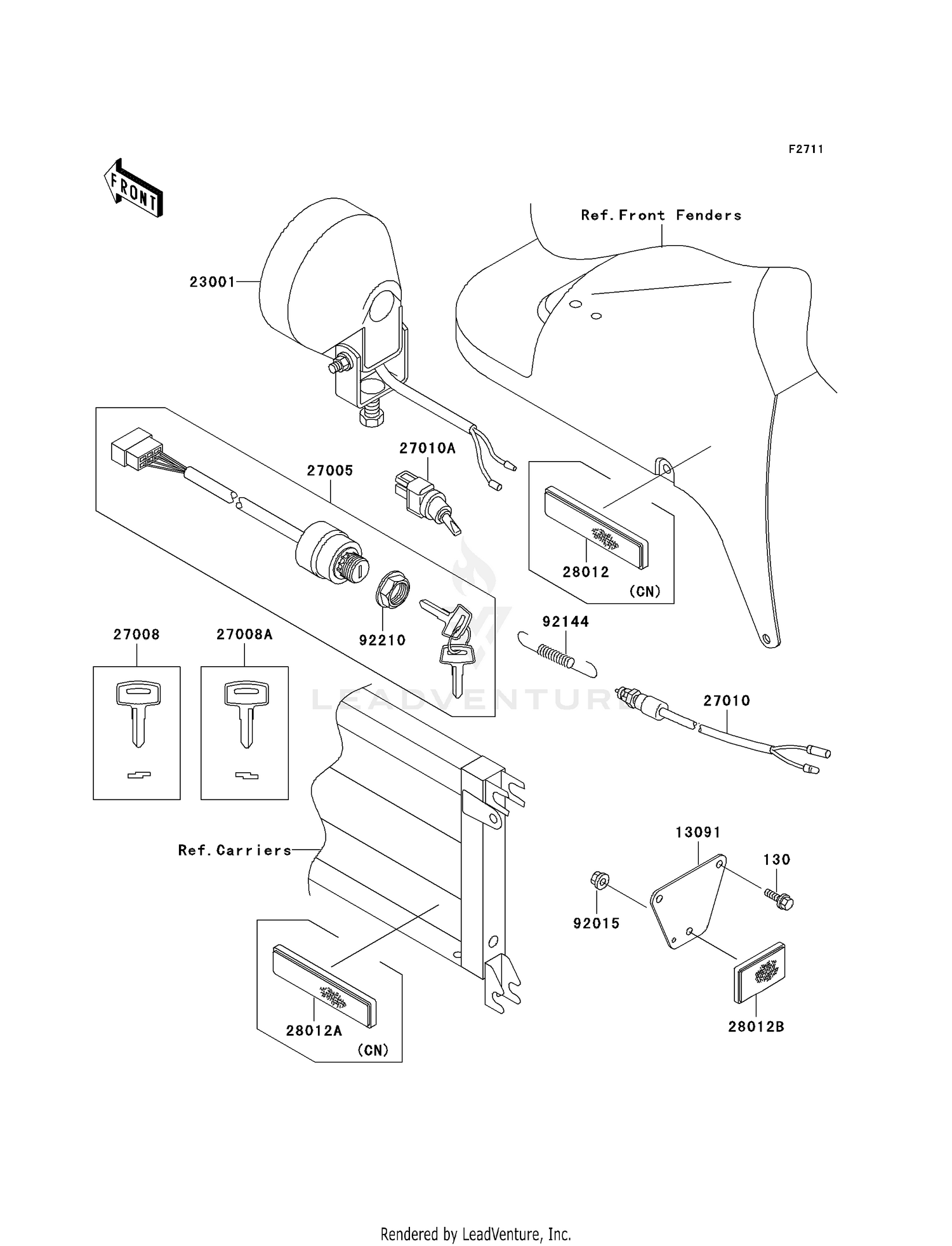 HEADLIGHT(S)/IGNITION SWITCH
