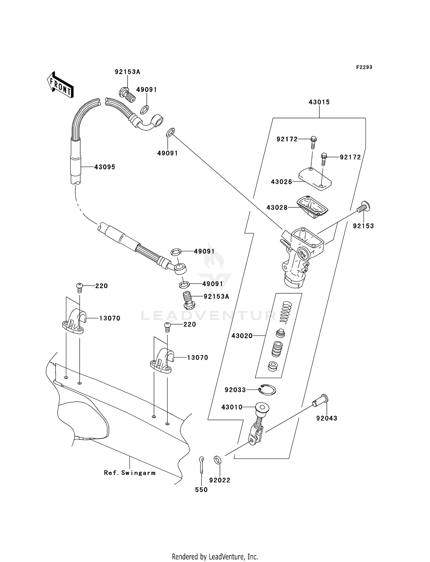 REAR MASTER CYLINDER