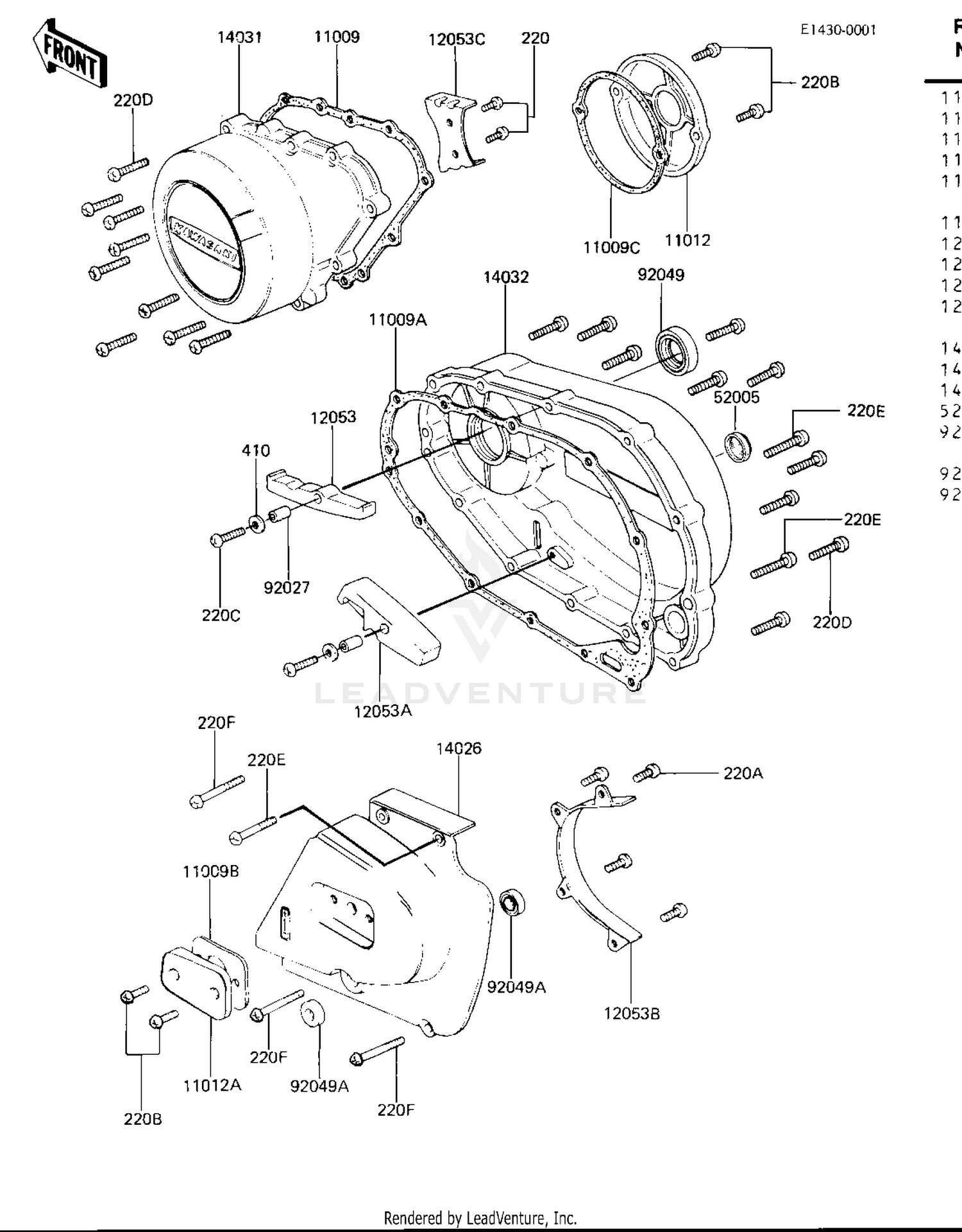 ENGINE COVERS ('81 B2)