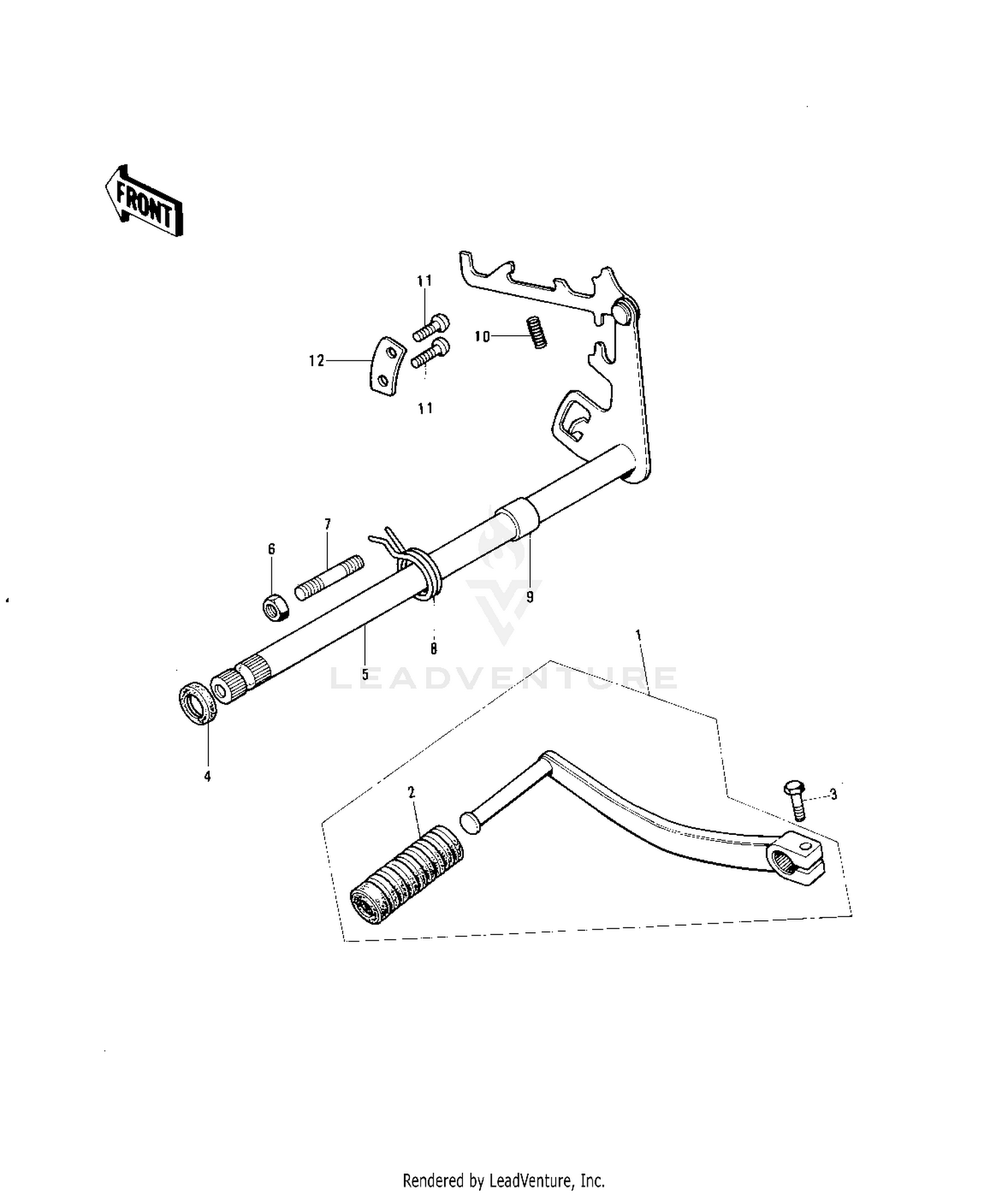 GEAR CHANGE MECHANISM ('76-'79)