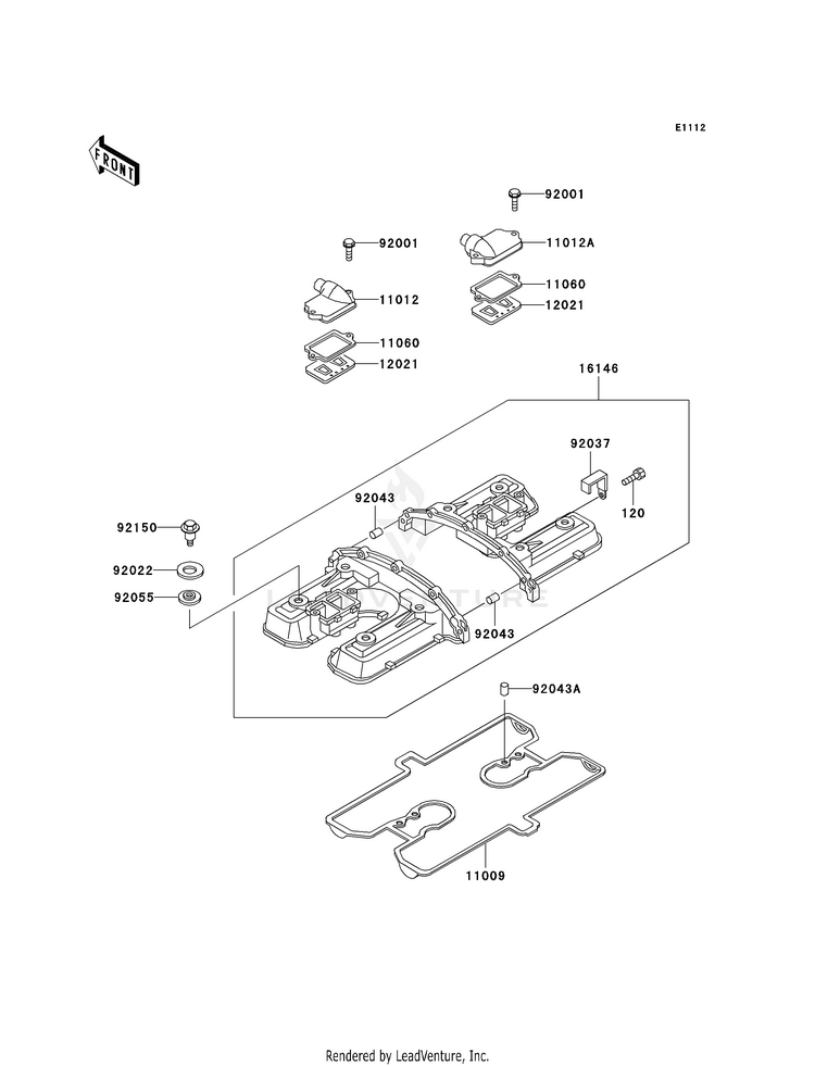 Cylinder Head Cover Schematic