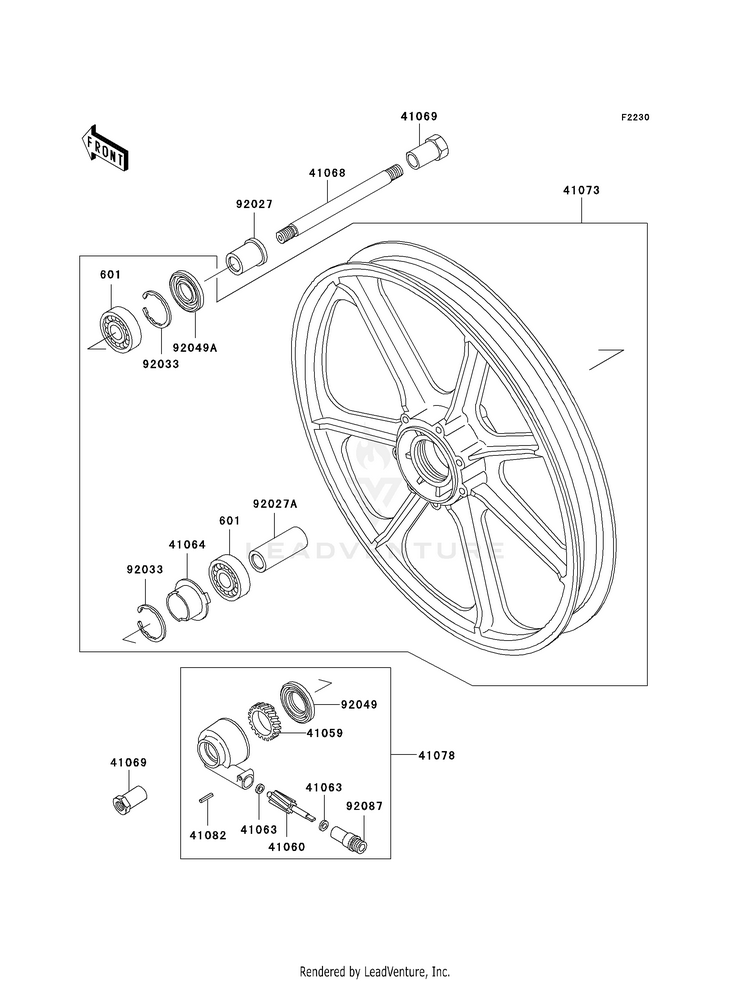 Front Wheel Schematic