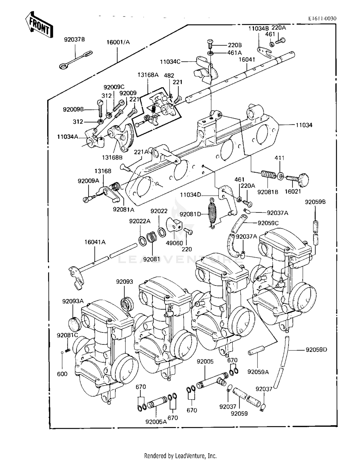 CARBURETOR ASSY (KZ550-A3)