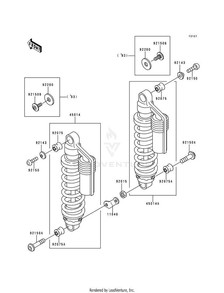 Suspension/Shock Absorber Schematic