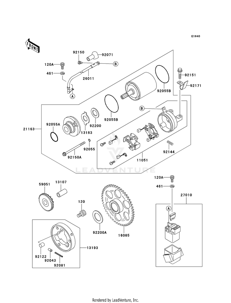Starter Motor Schematic