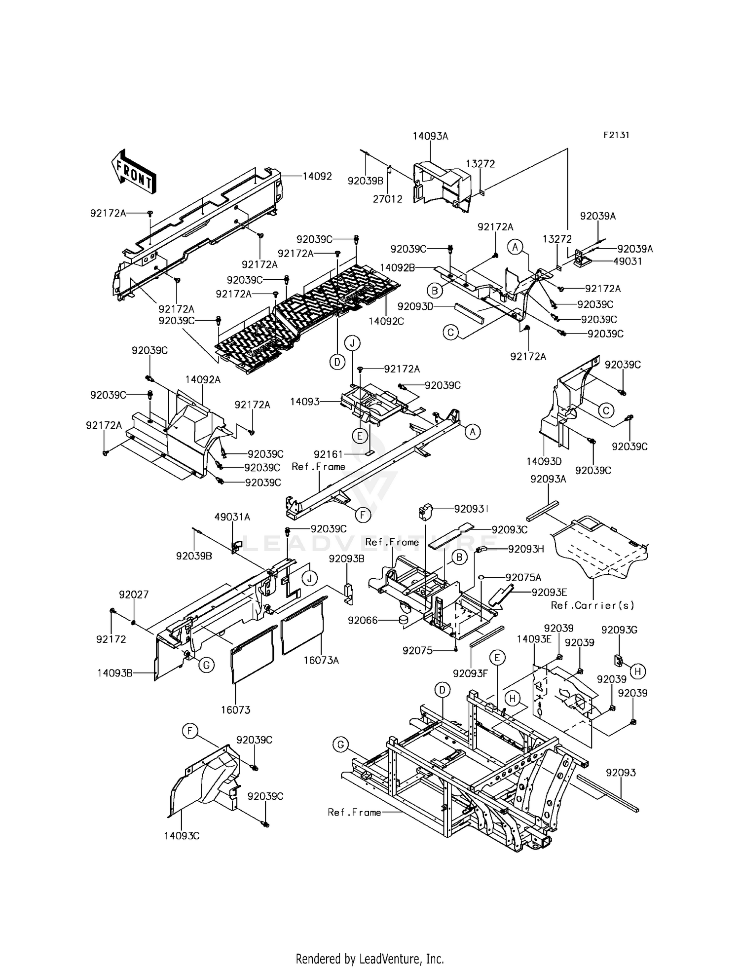 FRAME FITTINGS (REAR)